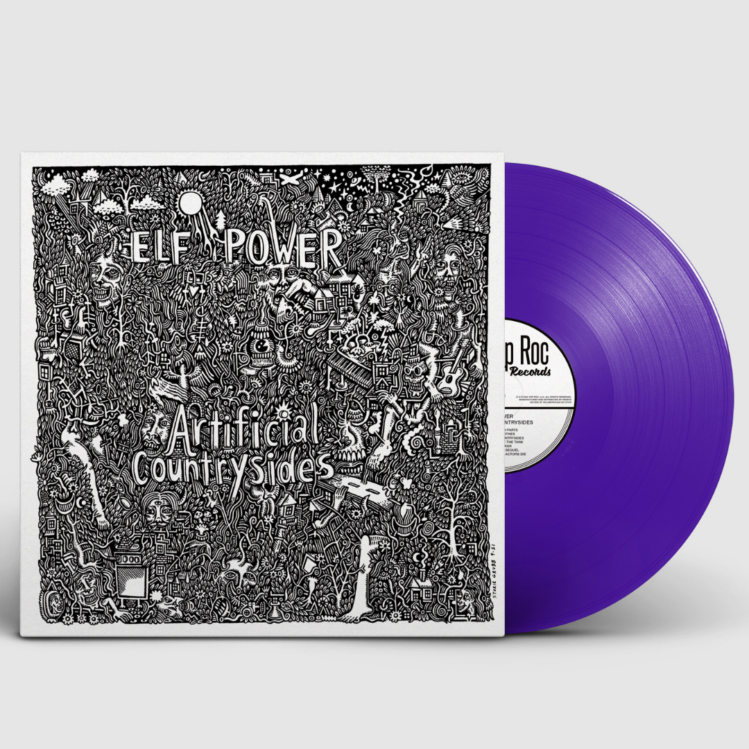 Elf Power Artificial Countrysides Limited Edition Purple Vinyl LP Yep Roc Records